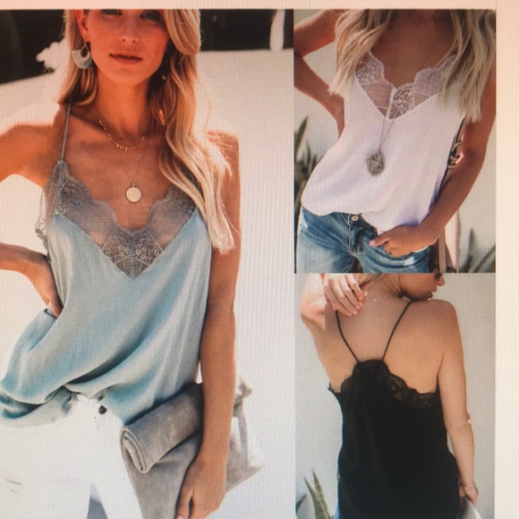 V-Neck Spaghetti Strap Top - Picture 2 of 4